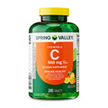 Spring Valley Vitamin C Dietary Supplement, Tropical Fruit, 500 mg, 200 Count, Chewable Tablets for Immune Health