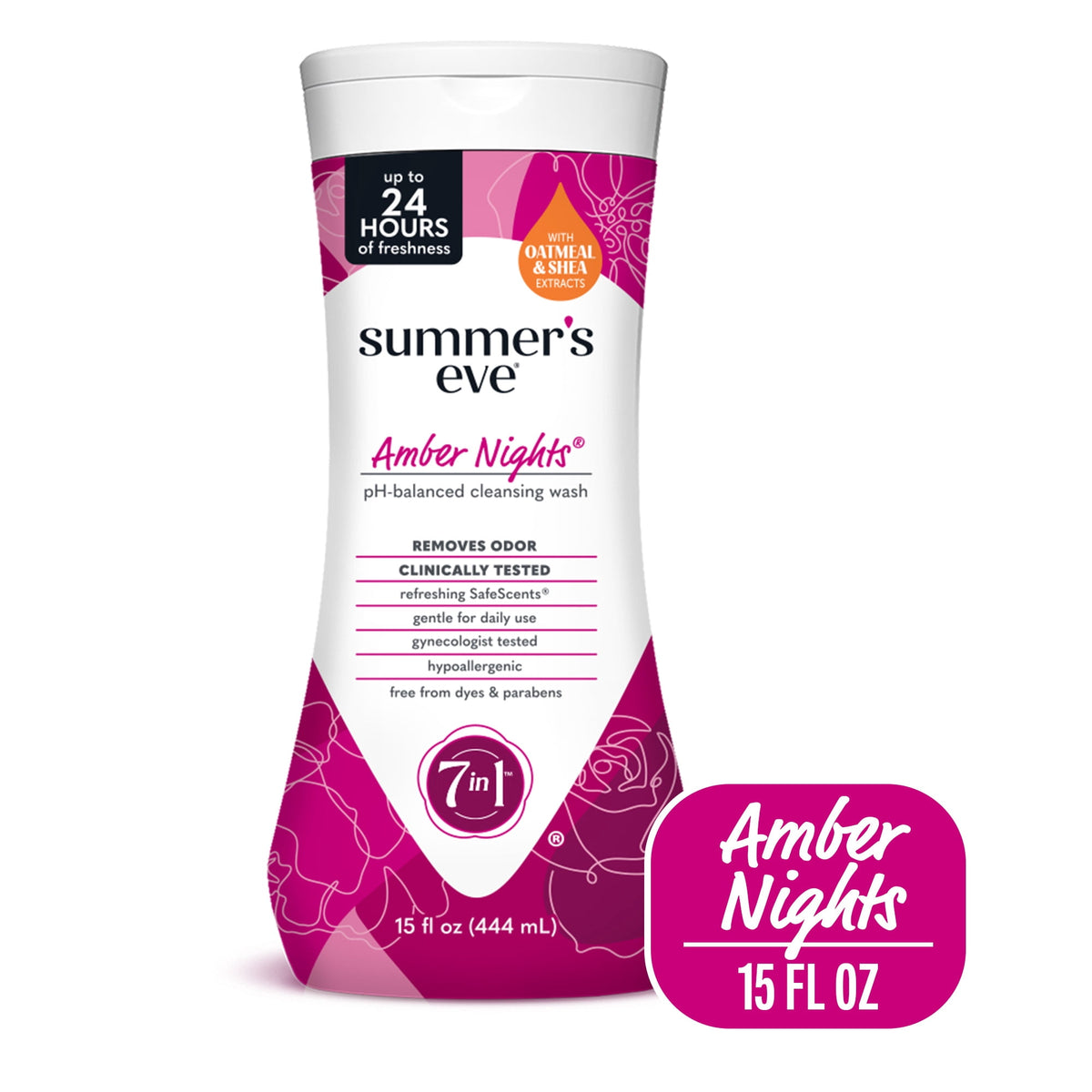 Summer’s Eve Amber Nights Daily Feminine Wash, 15 oz