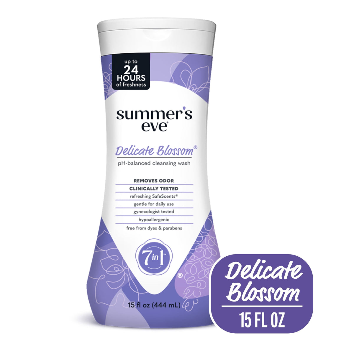 Summer’s Eve Delicate Blossom Daily Feminine Wash, 15 Oz