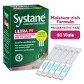 Systane Ultra Preservative Free Eye Lubricant Drops for Dry Eyes, 60 Count Vials