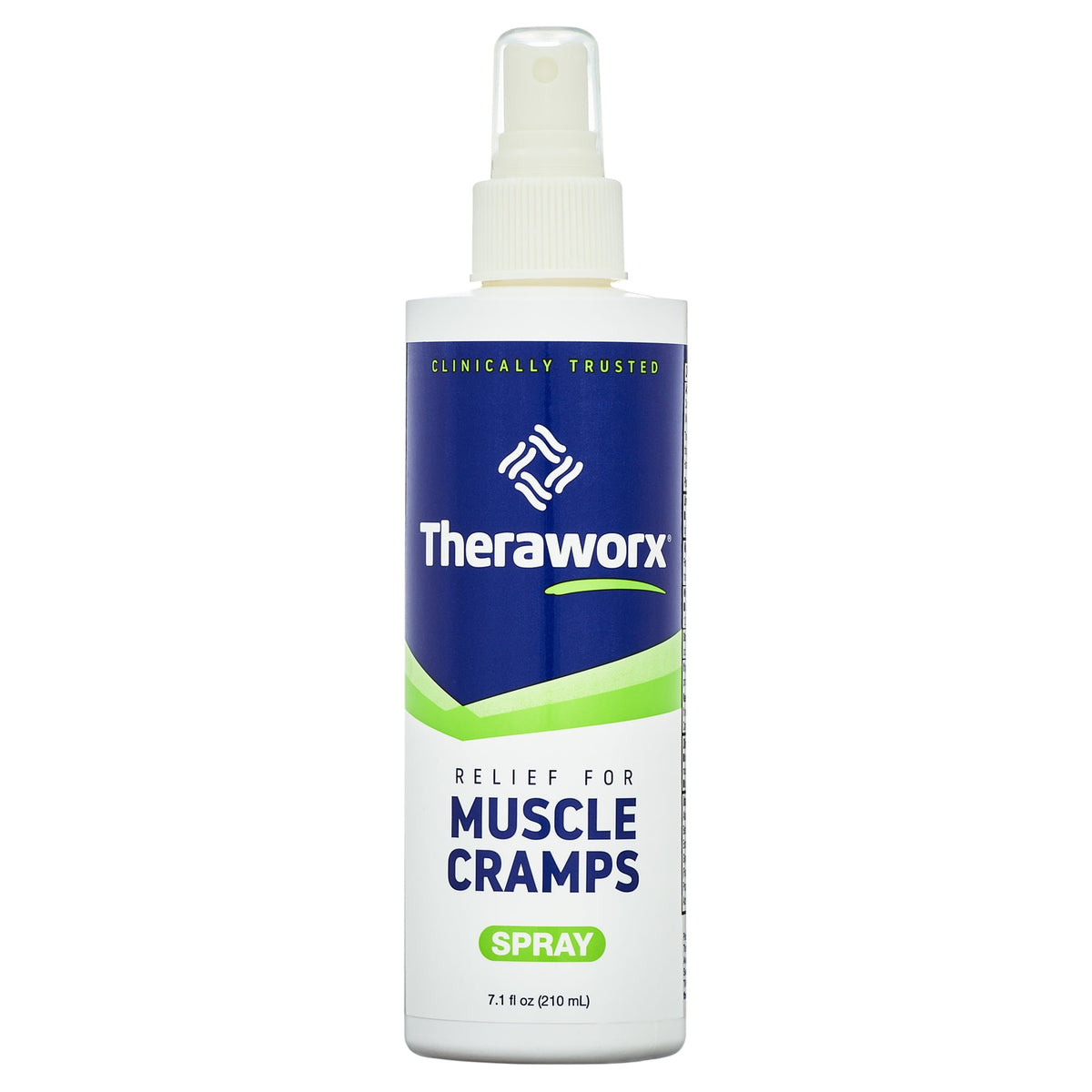 Theraworx® Muscle Cramps Relief Spray Made with Magnesium Sulfate, Fast-Acting Muscle & Leg Cramp Support, Paraben-Free 7.1 fl oz