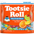 Tootsie Roll Fruit Chews, Assorted Fruit Flavors, 14.37 oz. Gluten Free, Peanut Free. Contains Milk and Soy.