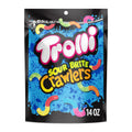 Trolli Sour Brite Crawlers Candy, Cherry-Lemon, Strawberry-Grape & Orange-Lime, Sweet and Sour, Gummy Worms, 14 oz