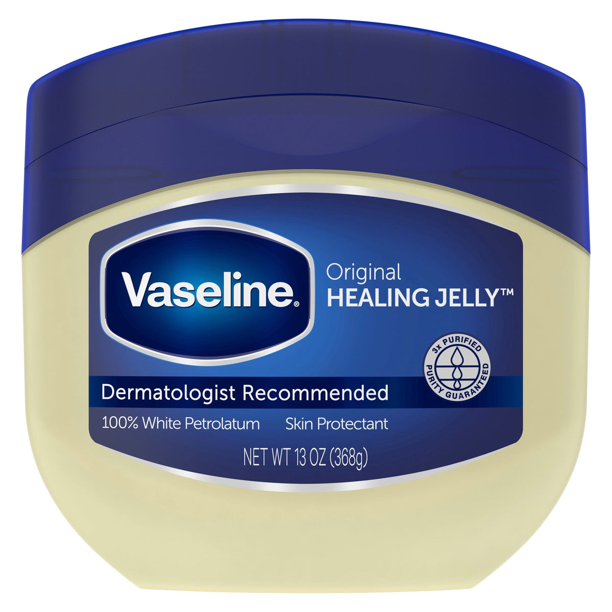 Vaseline Petroleum Jelly Skin Care For Dry Skin and Eczema Relief Original 100% Pure Petroleum Jelly, 13 oz