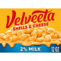 Velveeta Shells and Cheese Mac and Cheese, 1 Box, for Easy Dinner or Dinner Sides, with 2% Milk Cheese, Made with Real Cheese, 12 oz