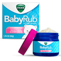 Vicks BabyRub, Non-Medicated Baby Chest Rub Ointment with Soothing Eucalyptus, Lavender 1.76 oz