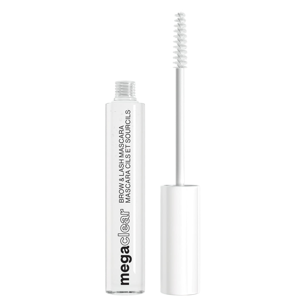 Wet n Wild Mega Clear Brow & Lash Waterproof Mascara, Clear, 0.24 oz, Eyebrow & Eyelash Enhancer