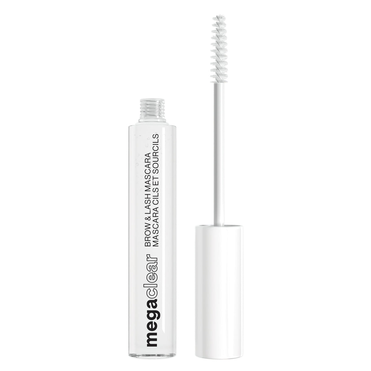 Wet n Wild Mega Clear Brow & Lash Waterproof Mascara, Clear, 0.24 oz, Eyebrow & Eyelash Enhancer