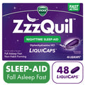 ZzzQuil LiquiCap Sleep Aid, Diphenhydramine 25mg HCl, 48 LiquiCaps
