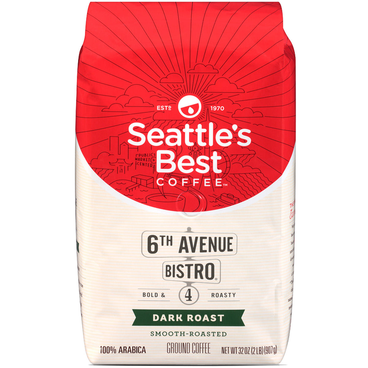 Seattle's Best Level 4 Ground Coffee, 32 oz