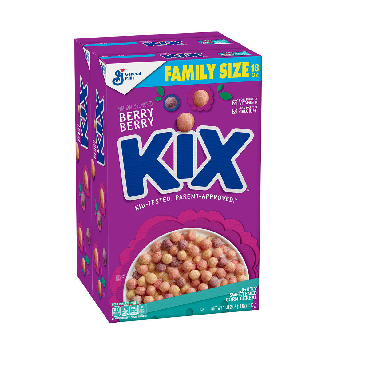 Kix Berry Whole Grain Cereal Twin Pack, 2 ea