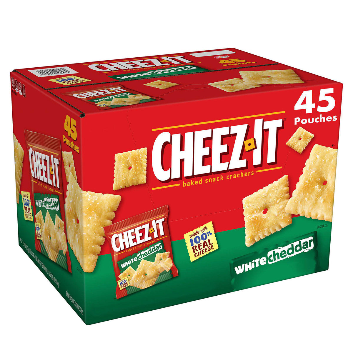 Cheez-It White Cheddar Snack Packs, 45 ea