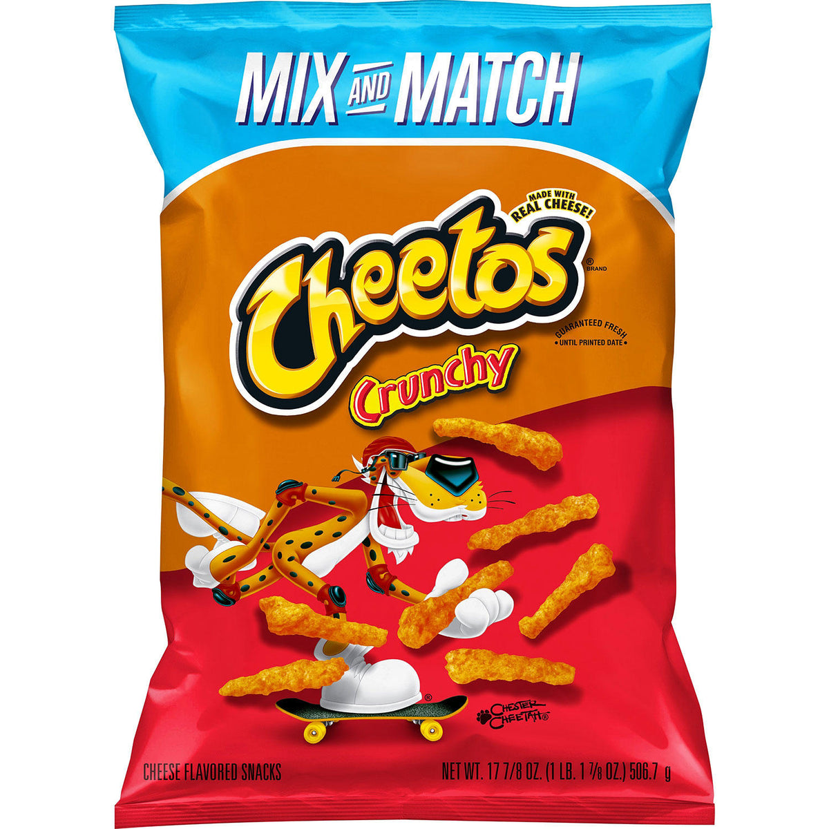 Cheetos Crunchy Cheese Flavored Snacks, 17.875 oz