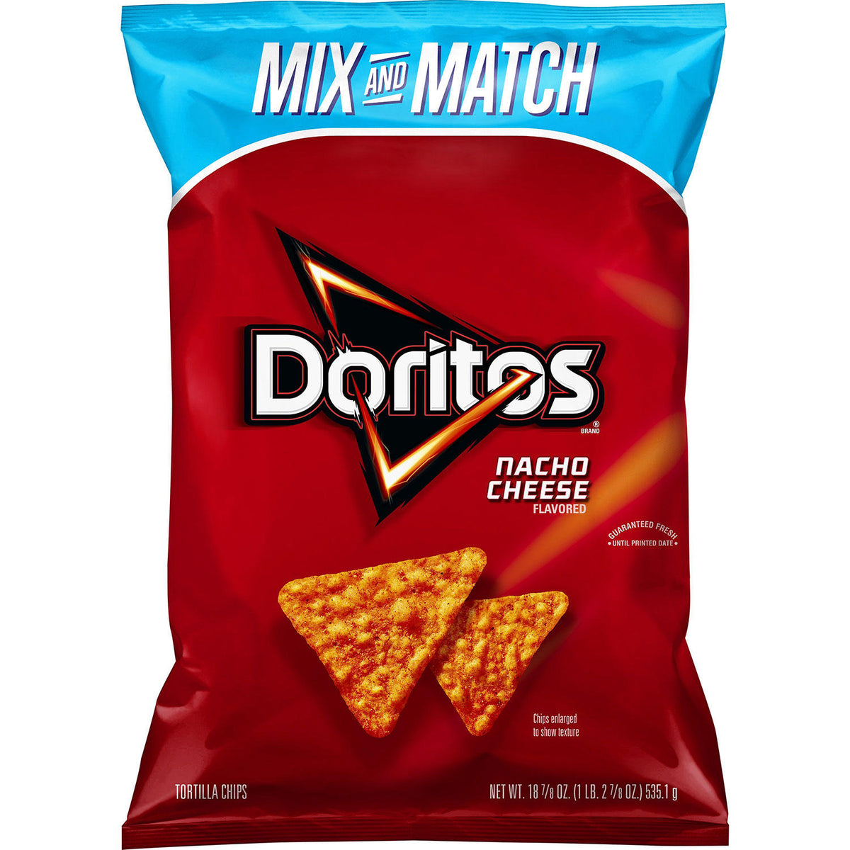 Doritos Nacho Cheese Tortilla Chips, 18.875 oz