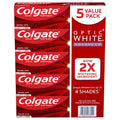 Colgate-Palmolive Colgate Optic White Advanced Teeth Whitening Toothpaste Pack, 5 ea