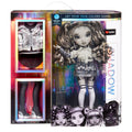 Rainbow High Shadow High Series 1 Grayscale Fashion Doll, Nicole Steel, 1 ea