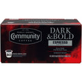 Community Coffee Espresso Roast Single Serve Cups, Dark & Bold, 80 ea