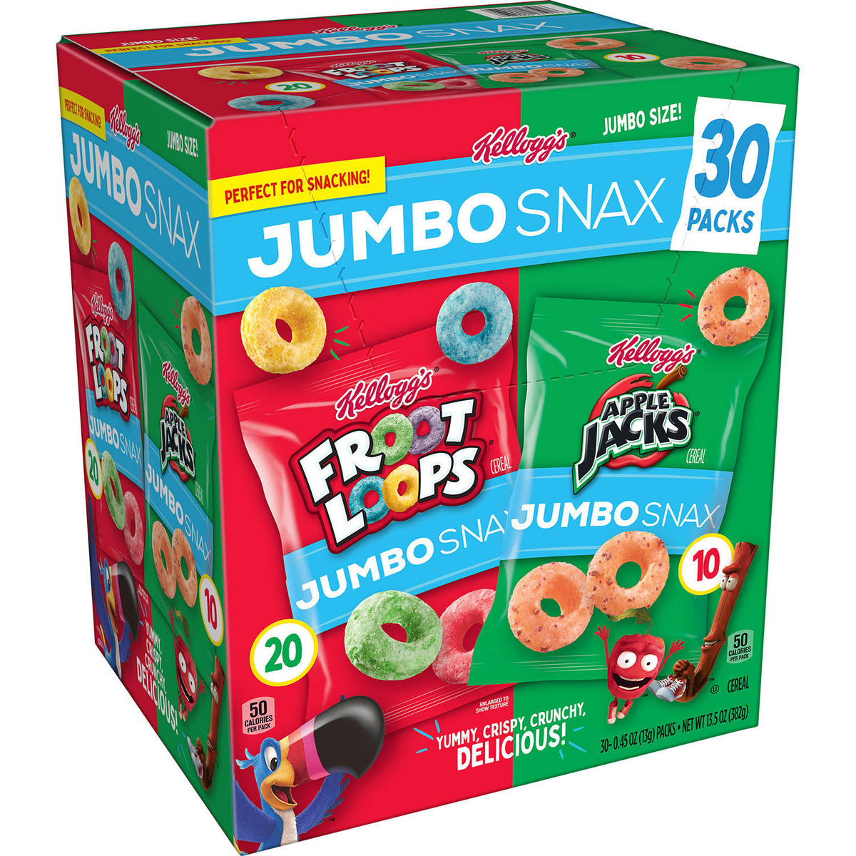 Jumbo Snax Kellogg, 30 ea