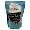 Sconza Milk and White Chocolate Cashews, 22 oz