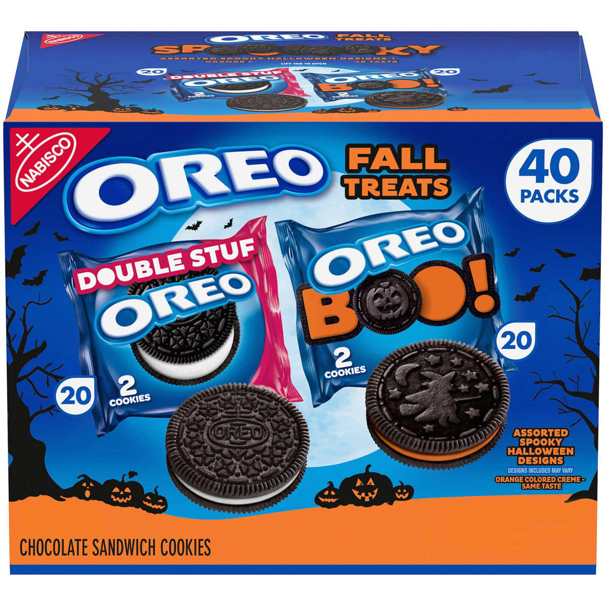 Oreo Fall Treats Variety Pack Sandwich Cookies, 40 ea