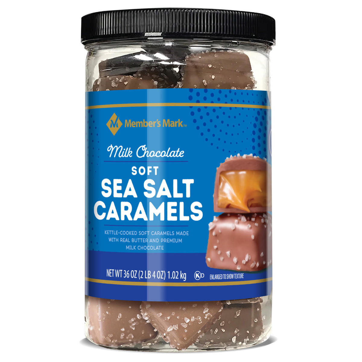 Member's Mark Milk Chocolate Sea Salt Caramels, 36 oz