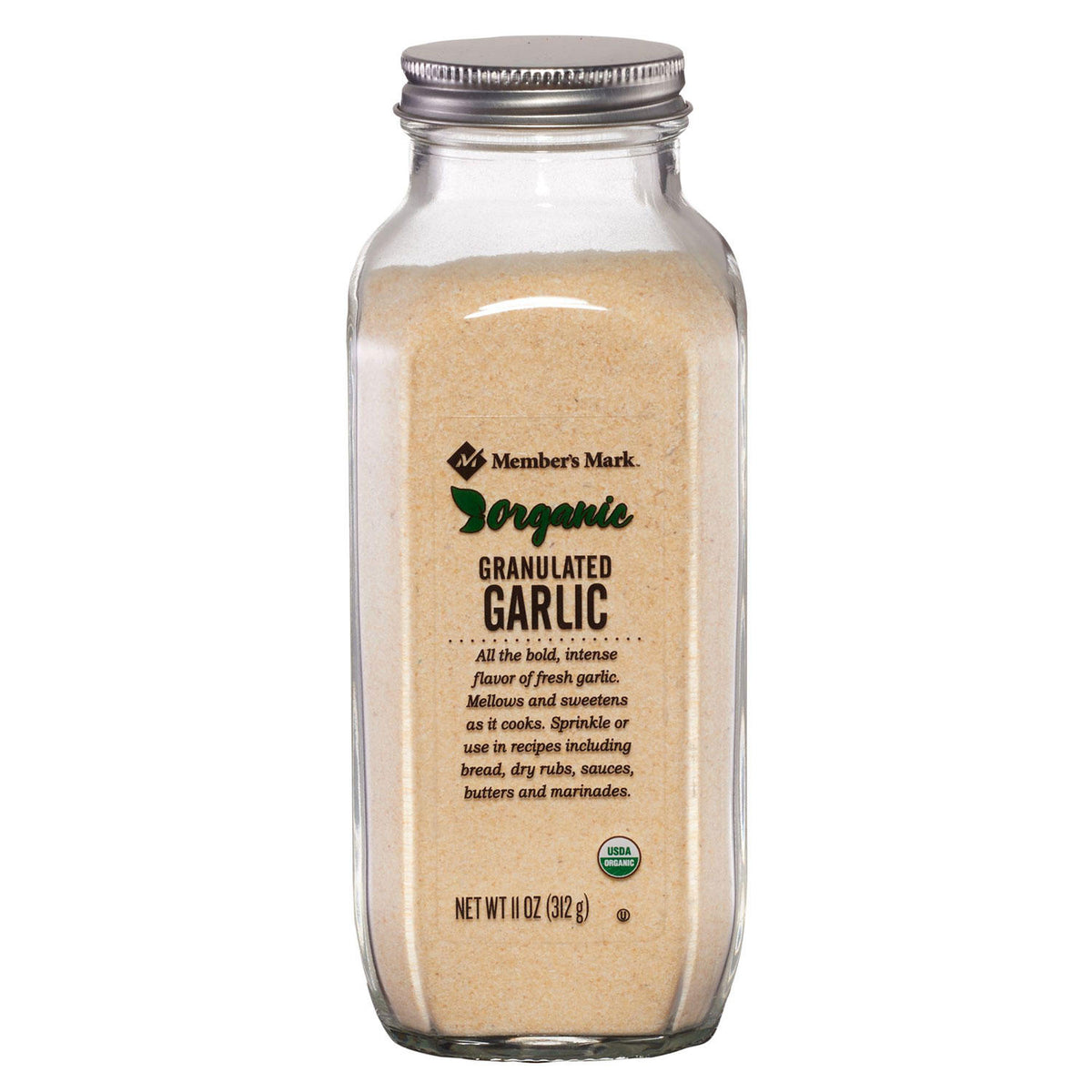 Member's Mark Organic Garlic Granulated, 11 oz
