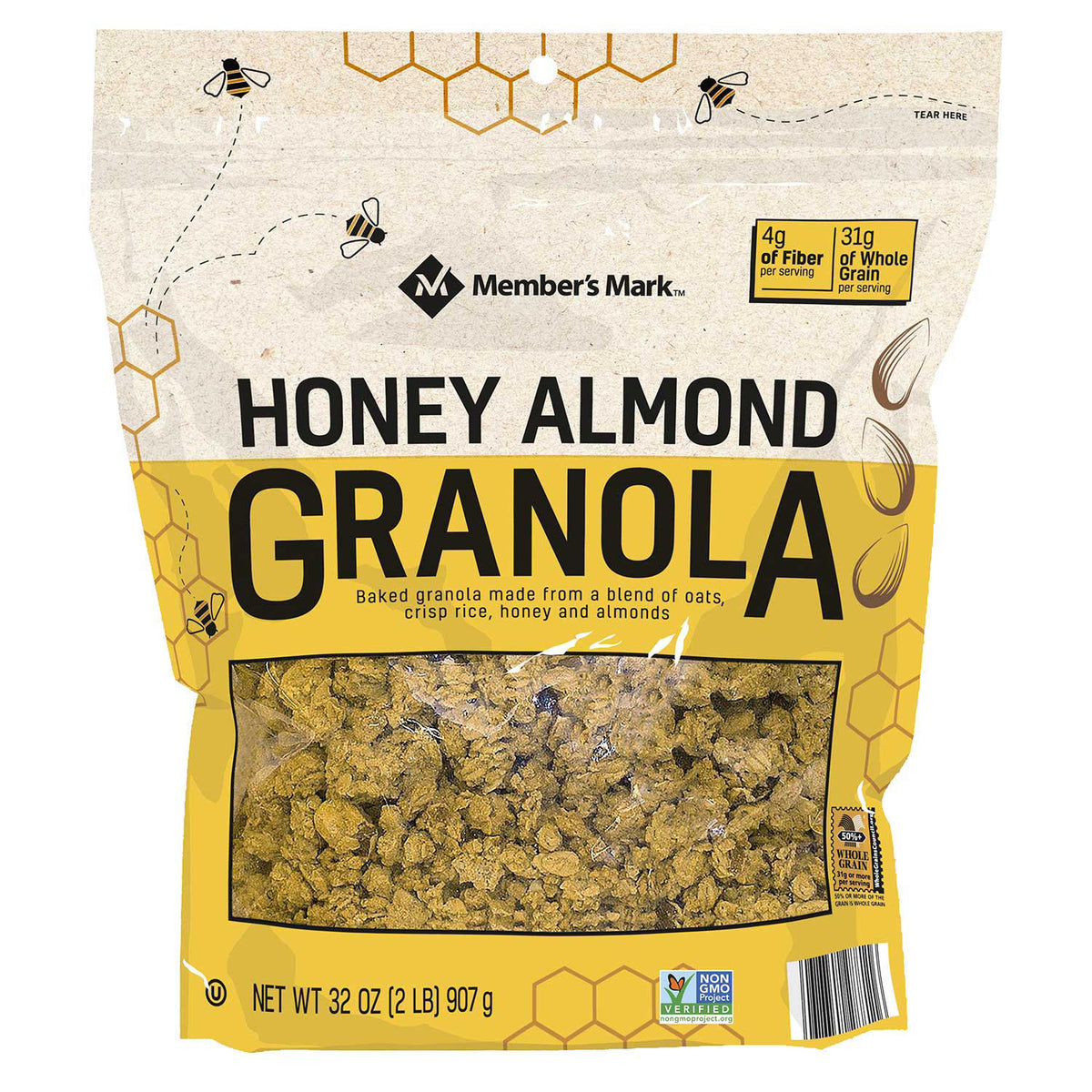 Member's Mark Honey Almond Granola, 32 oz