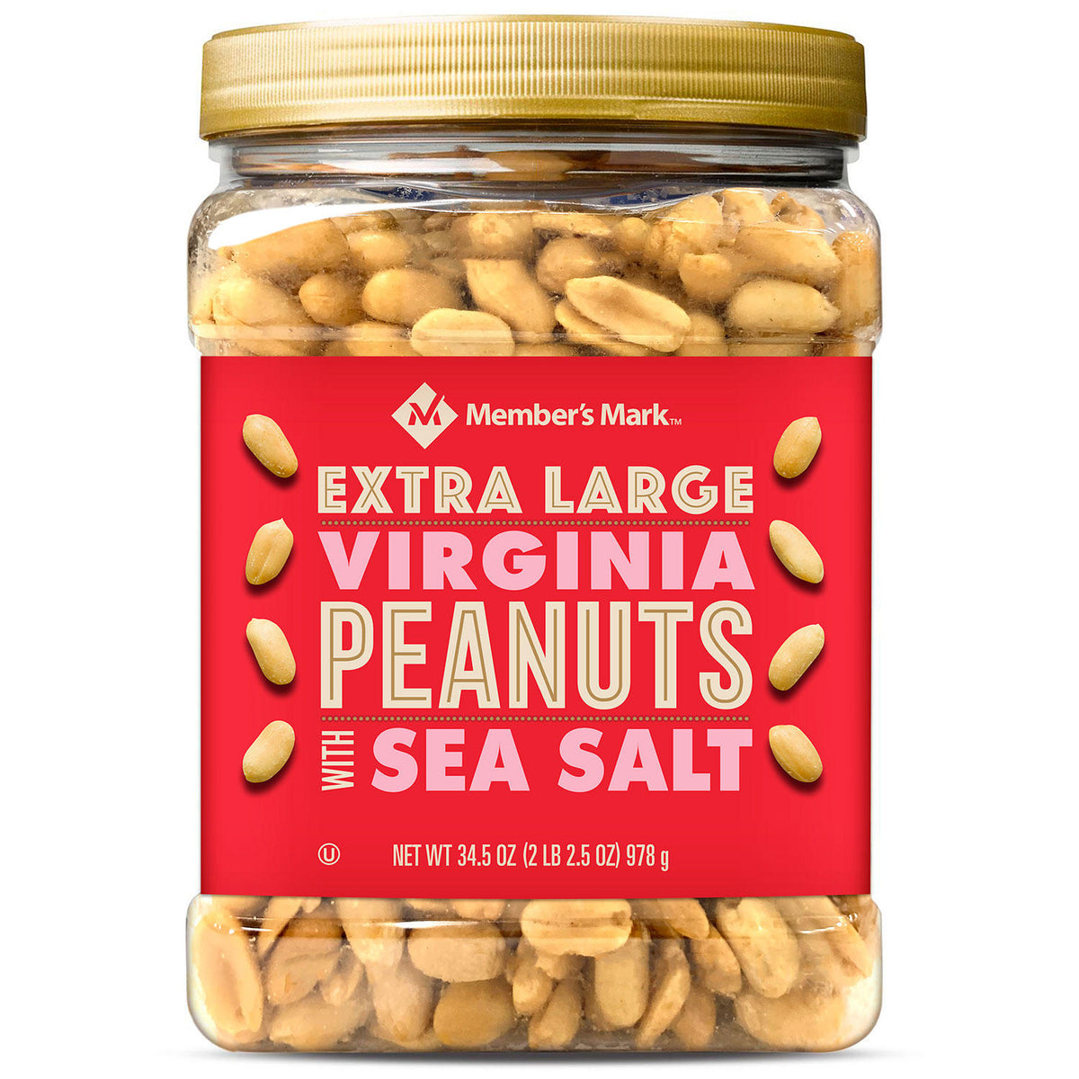 Member's Mark Extra Large Virginia Peanuts, 34.5 oz