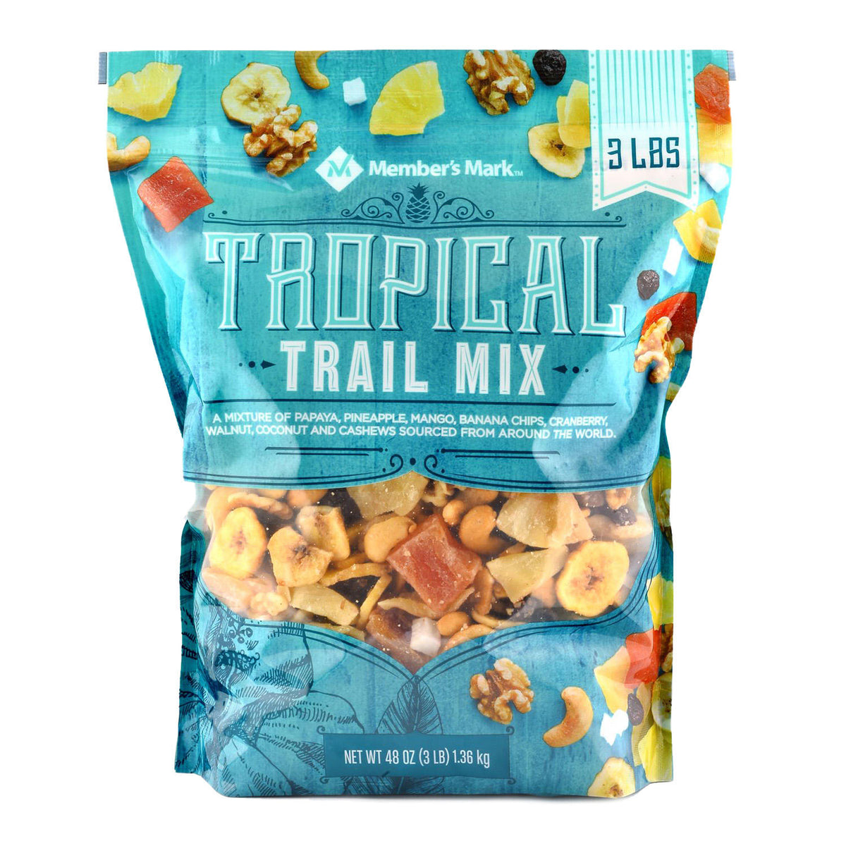 Member's Mark Tropical Trail Mix, 48 oz