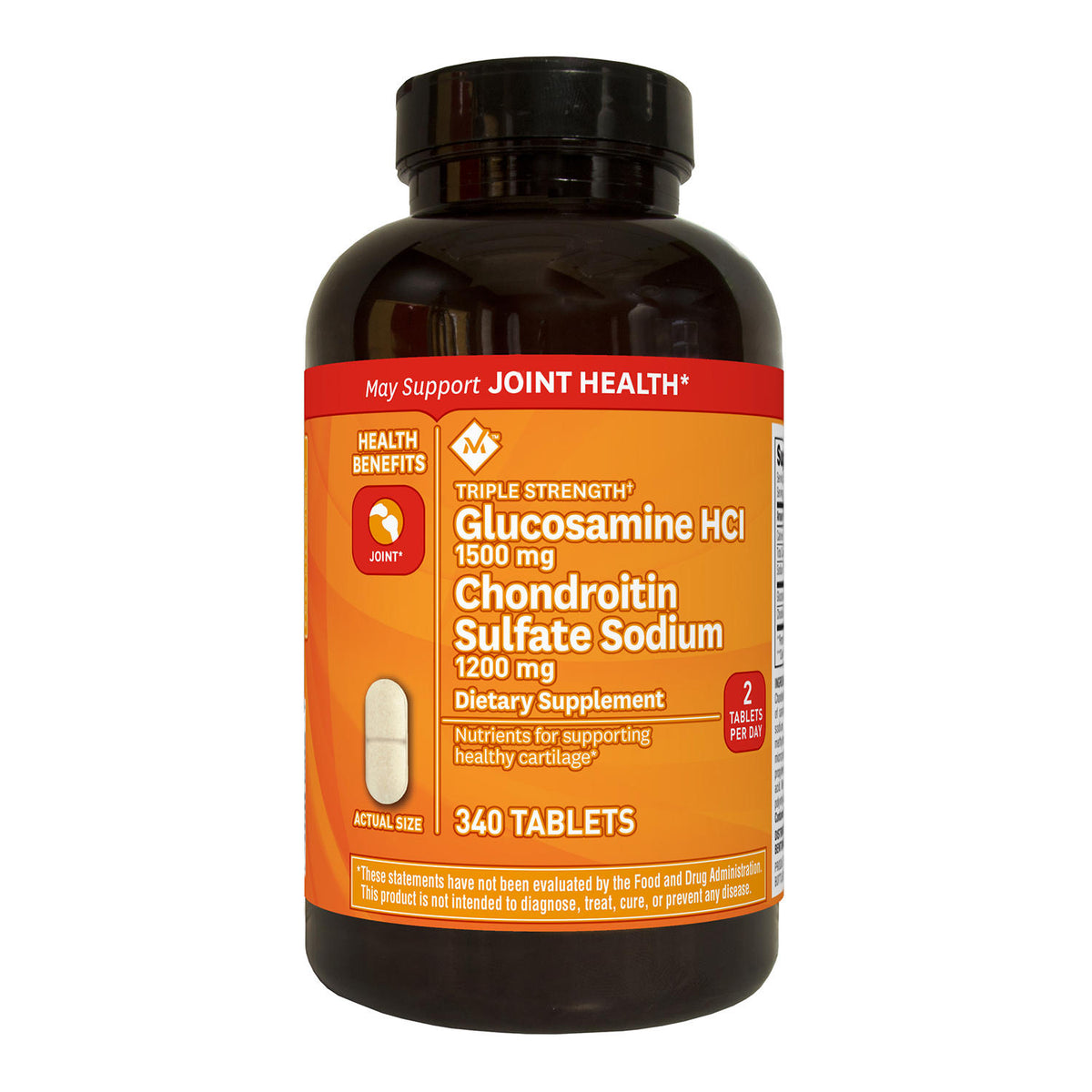 Member's Mark Triple Strength Glucosamine Chondroitin, 340 ea