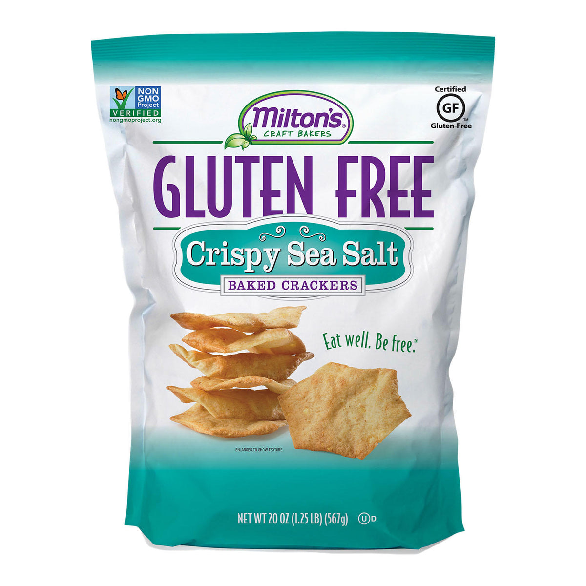 Milton's Gluten-Free Crispy Sea Salt Crackers, 20 oz