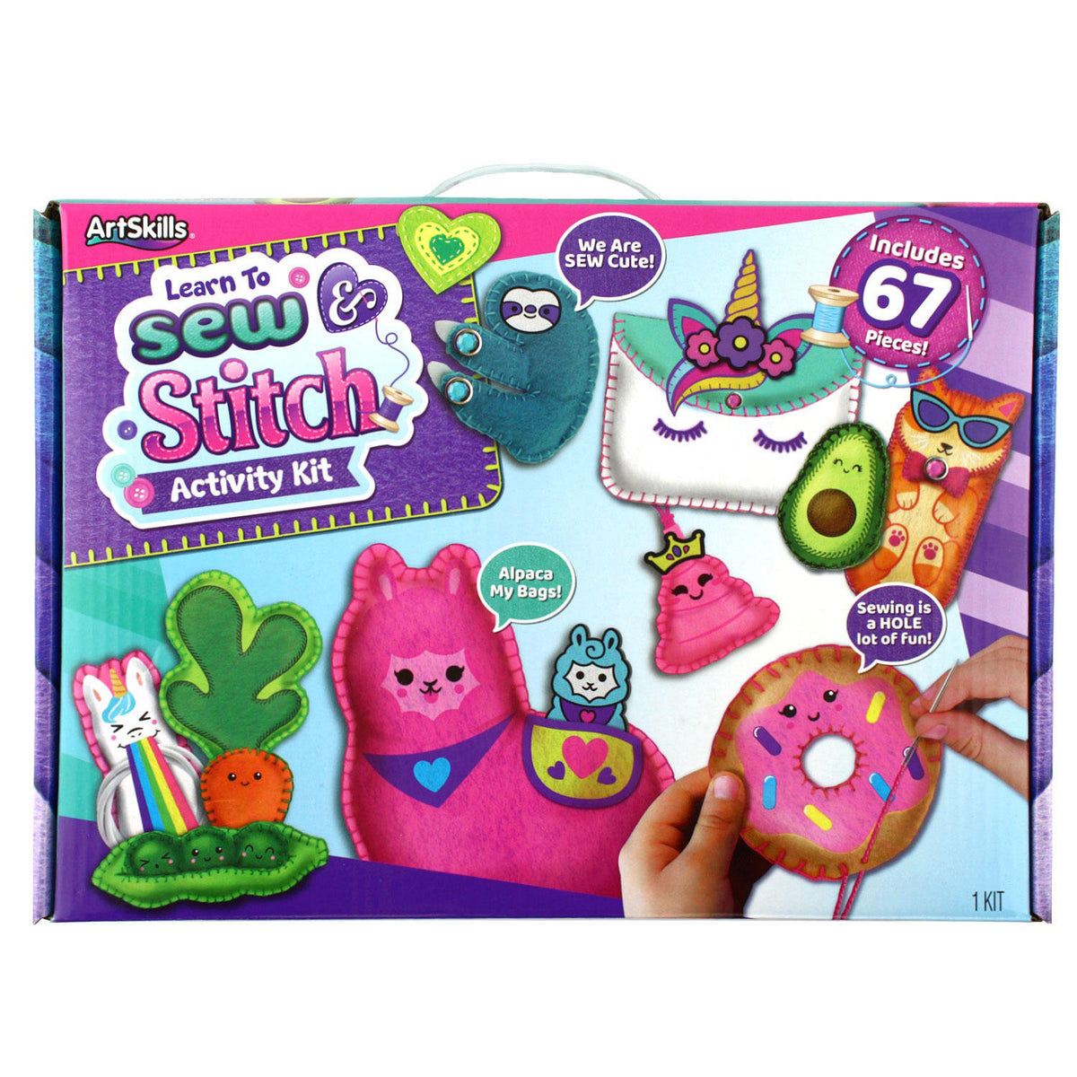ArtSkills Sew and Stitch Activity Kit, 1 ea