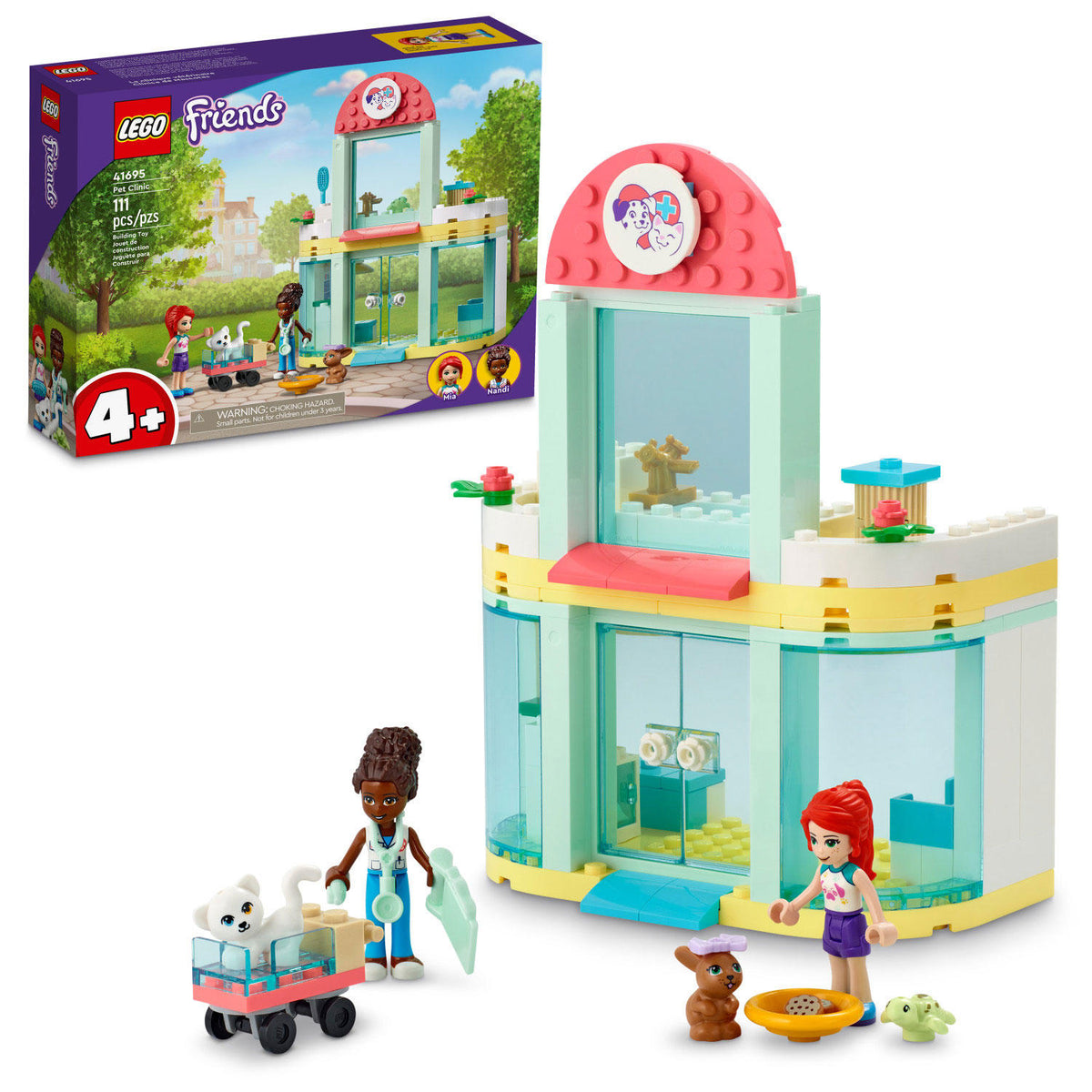 LEGO Friends Pet Clinic Building Kit with 111 Pieces, 1 ea