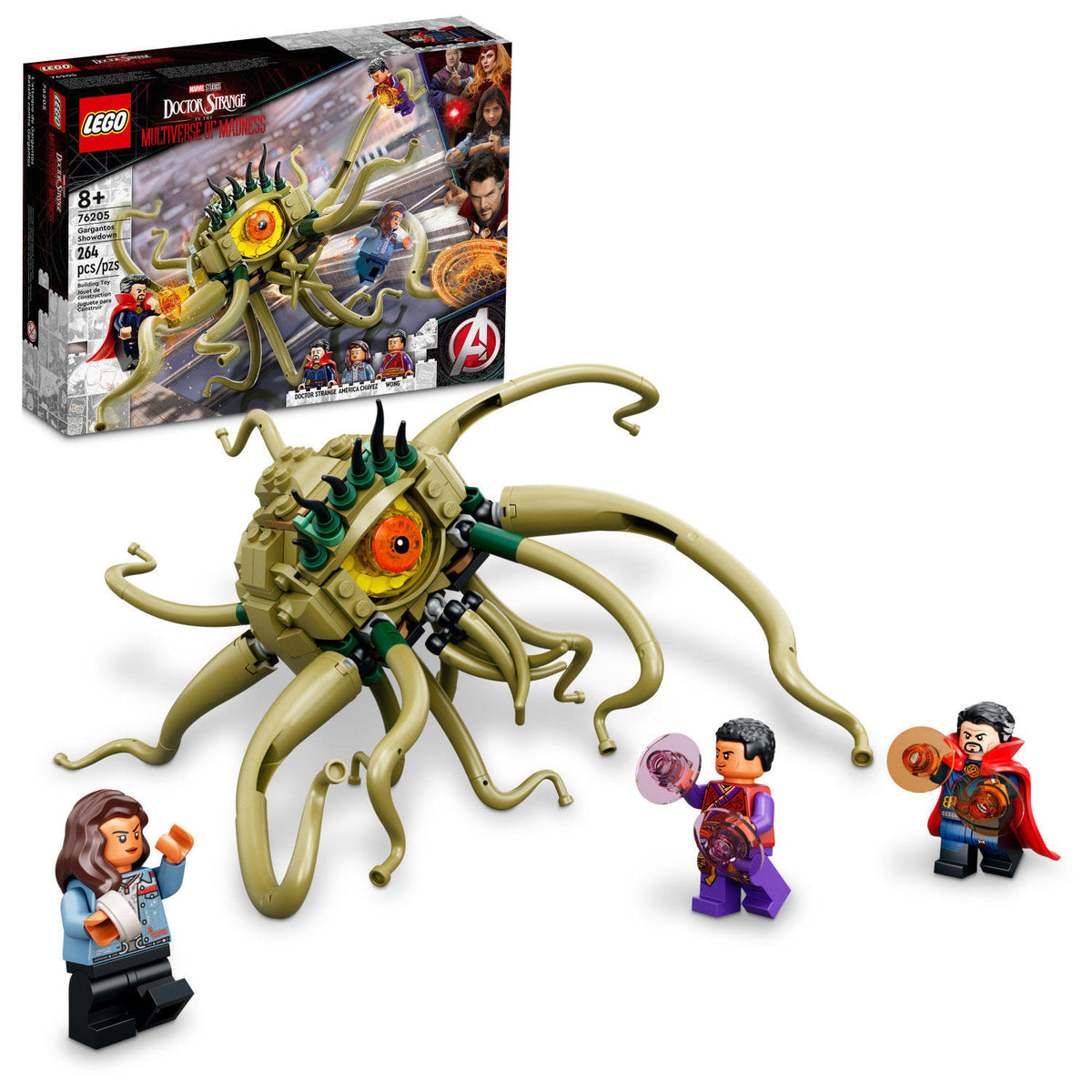 LEGO Marvel Gargantos Showdown Building Kit with 264 Pieces, 1 ea