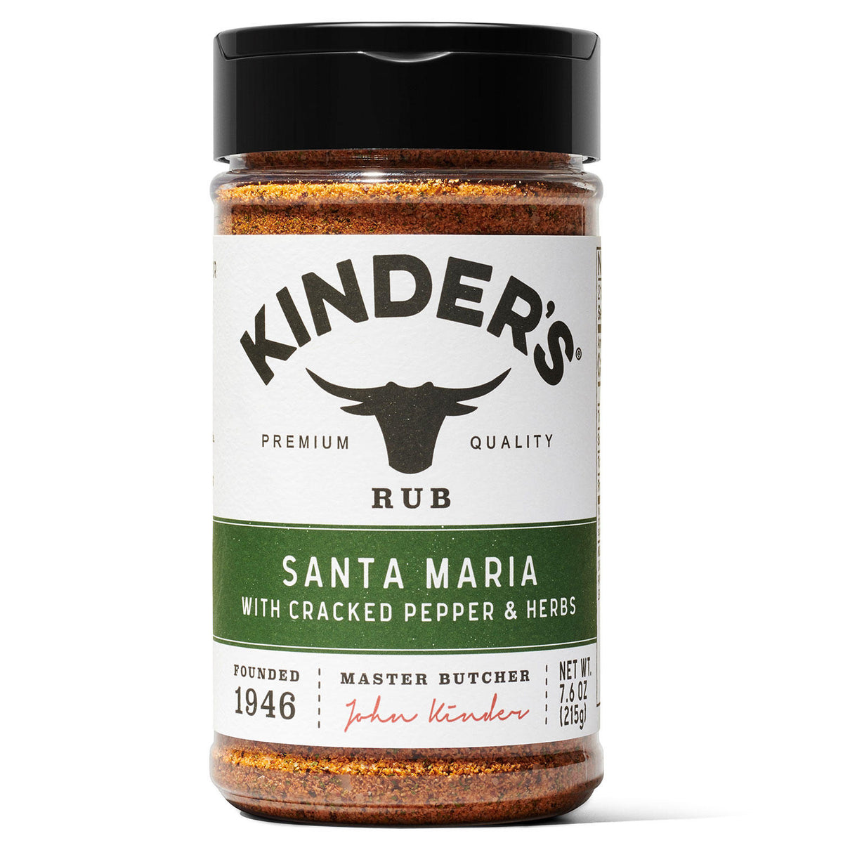 Kinder's Santa Maria with Cracked Pepper and Herbs Rub, 7.6 oz