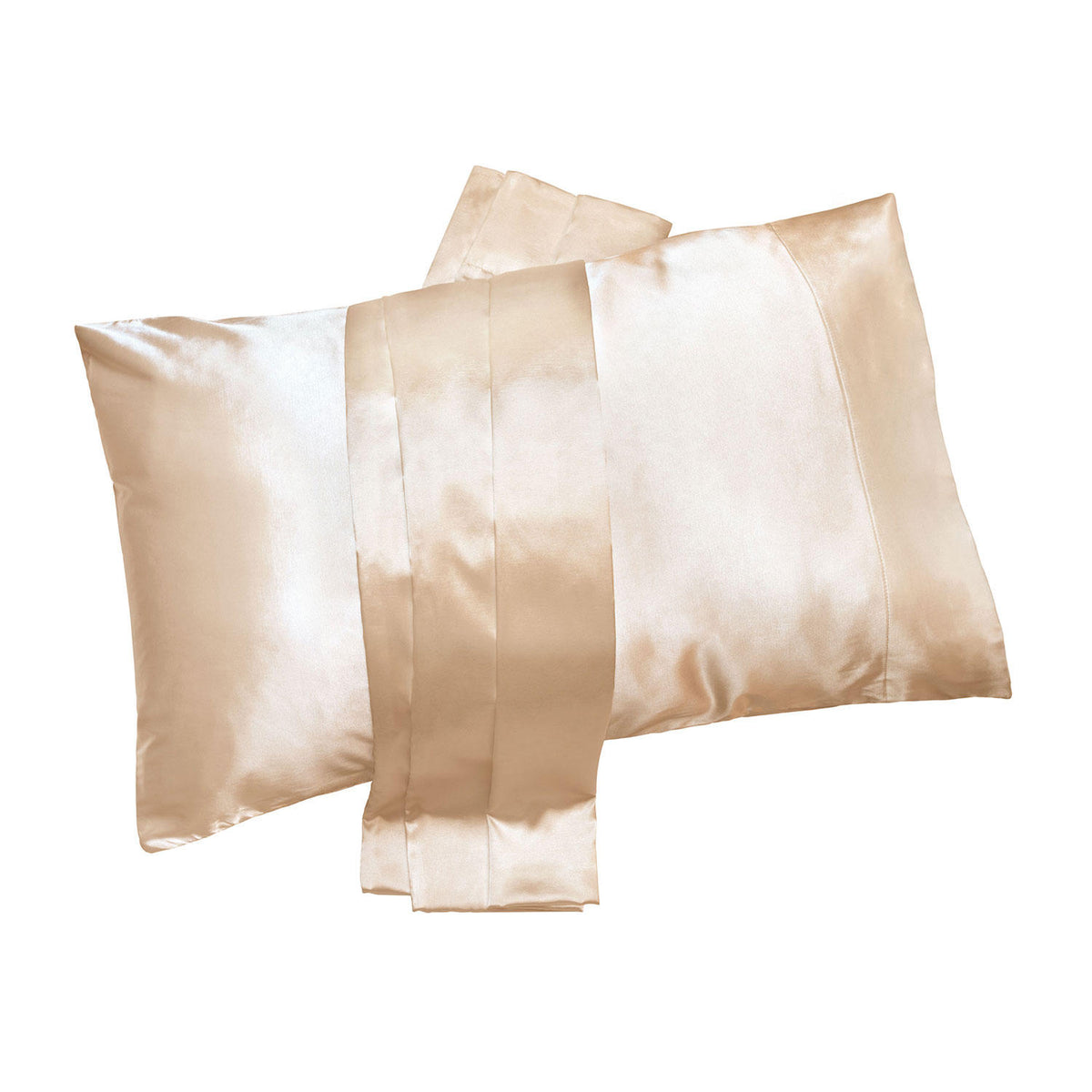 Shine by Night Satin Beauty Pillowcase Twin Pack, 2 ea