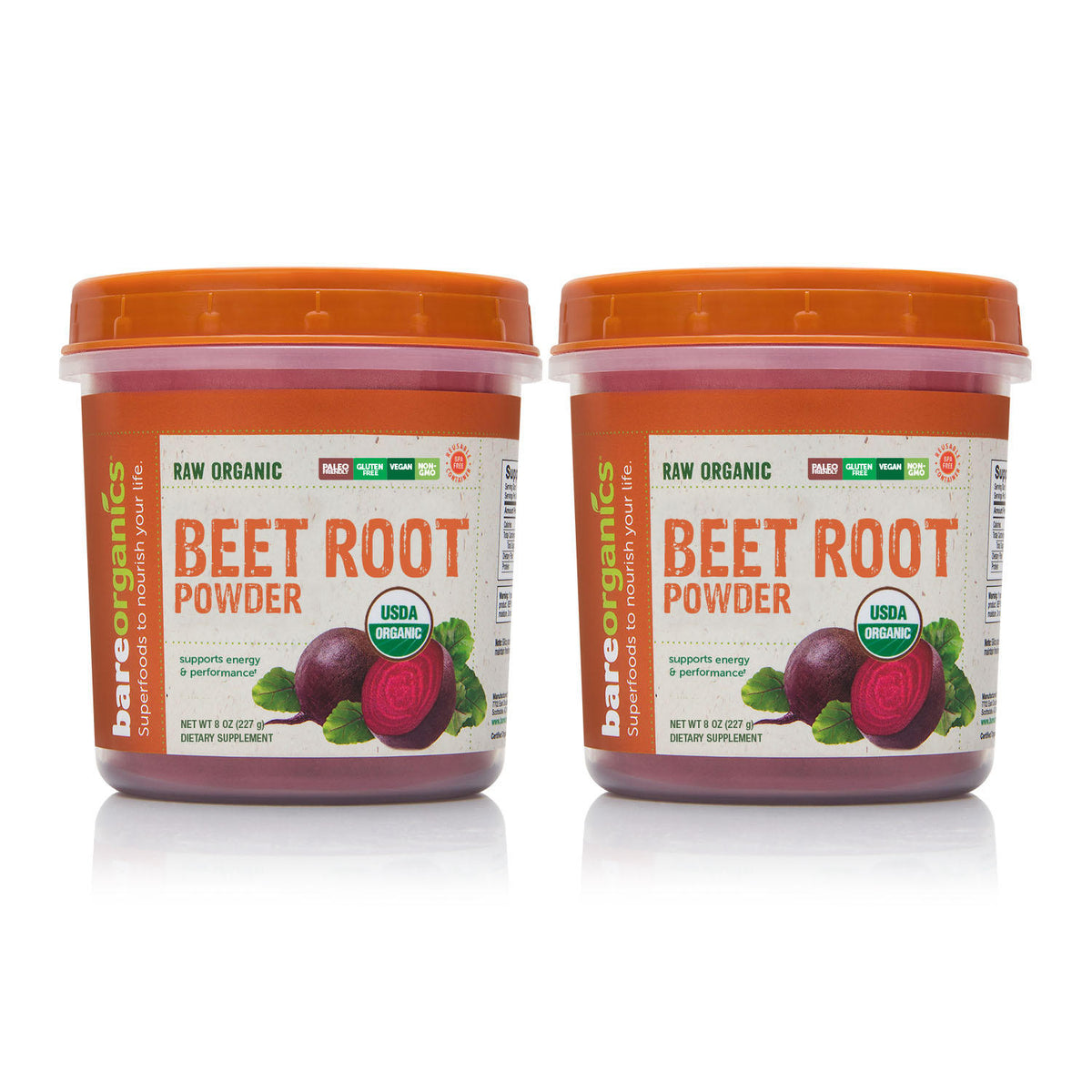 Bare Organics BareOrganics Beet Root Powder, 2 ea