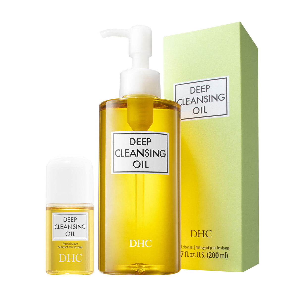 DHC Deep Cleansing Oil Pack with Additional Smaller Bottle, 1 ea