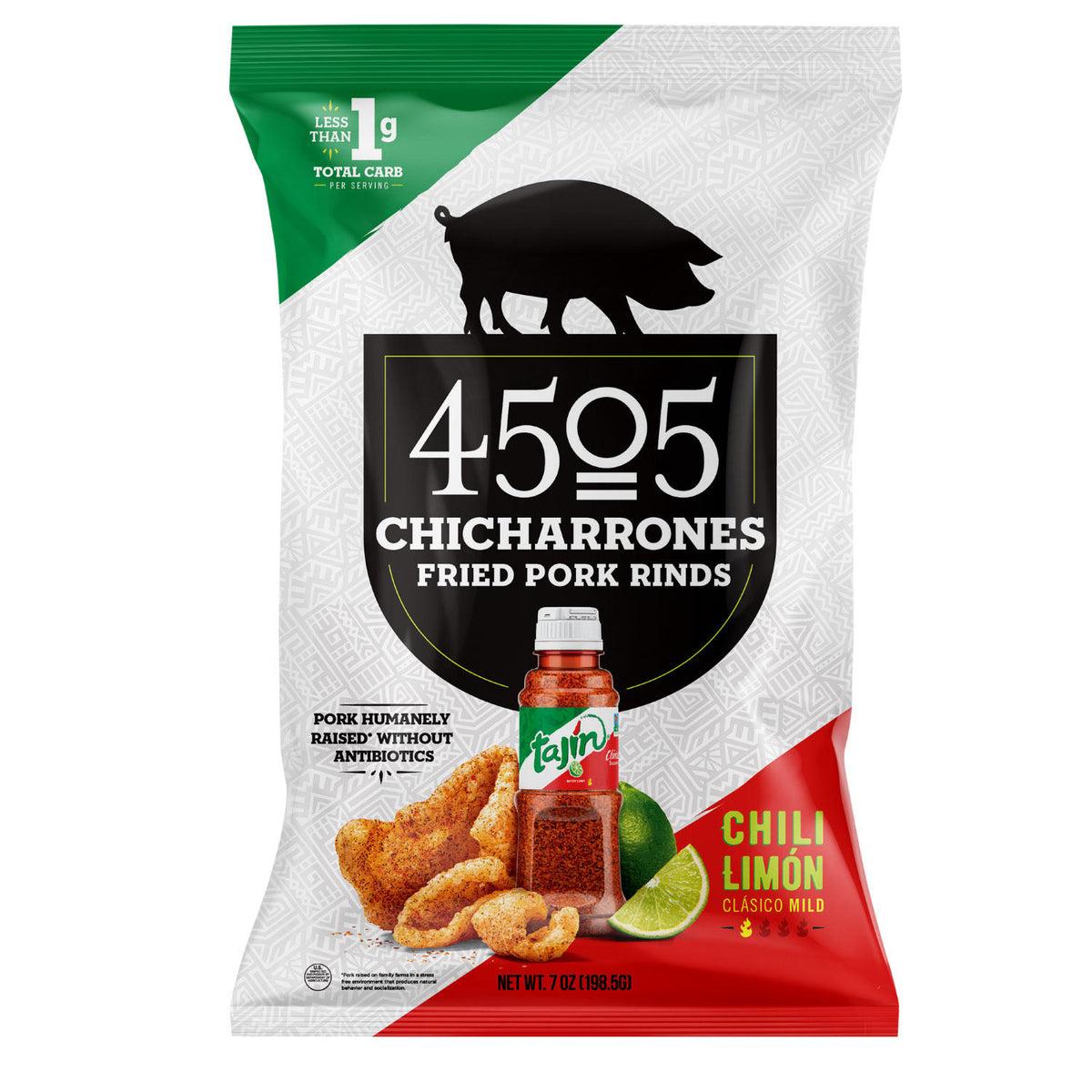 4505 Meats 4505 Chicharrones Tajin Pork Rinds, 7 oz