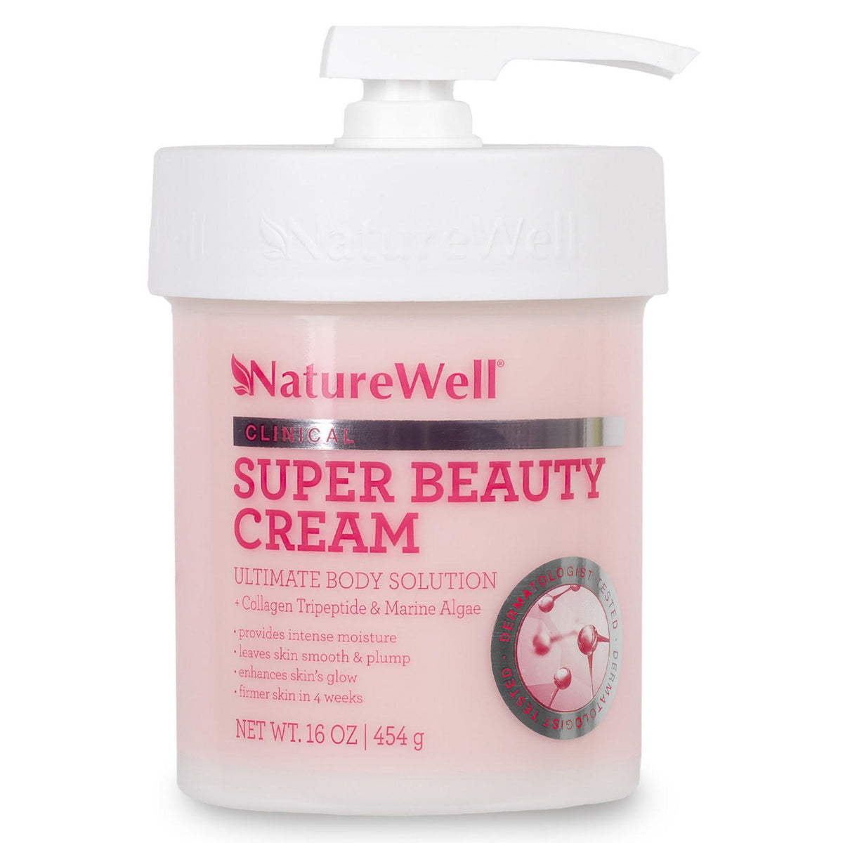 NatureWell Super Beauty Cream Ultimate Body Solution for Face & Body, 16 oz