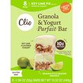 Clio Snacks Bar Pack, Key Lime Pie Granola & Yogurt Parfait, 8 ea