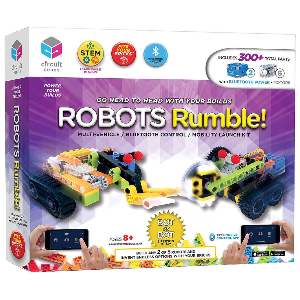 Circuit Cubes ROBOT Rumble! Bluetooth Remote Control Robot Kit, 1 ea