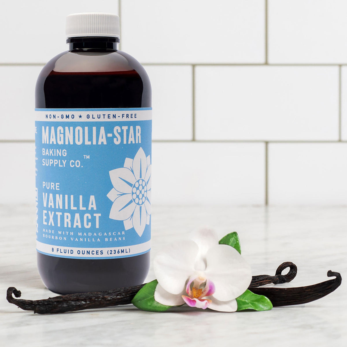 Magnolia-Star Pure Vanilla Extract, 8 oz