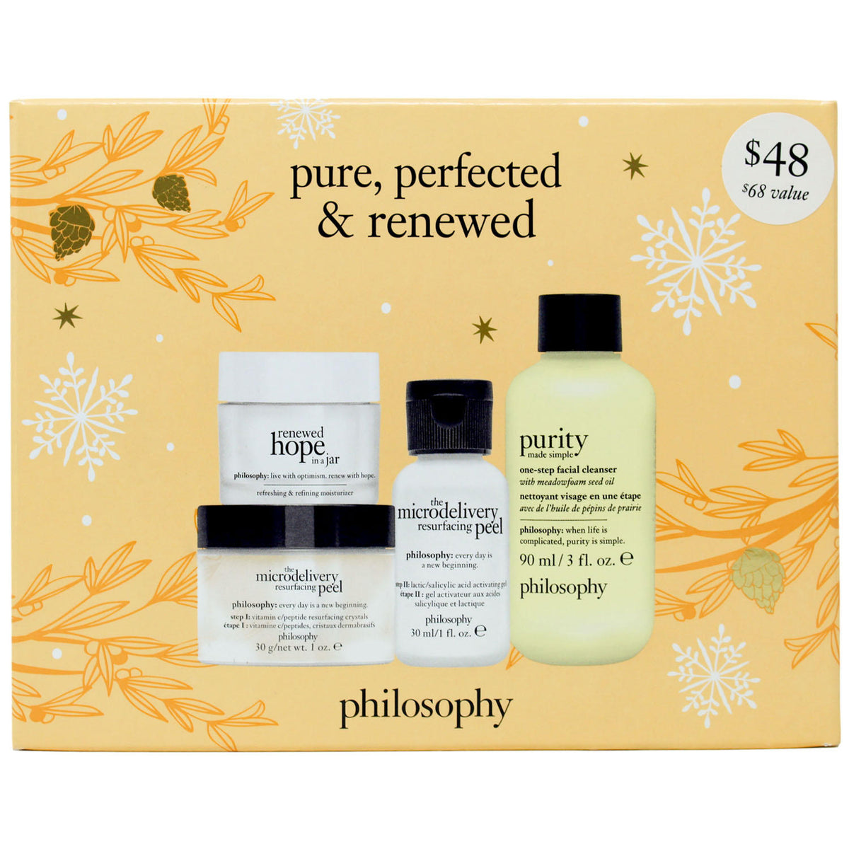 Philsosphy Philosophy Pure, Perfect and Renewed 4-Piece Set, 1 ea
