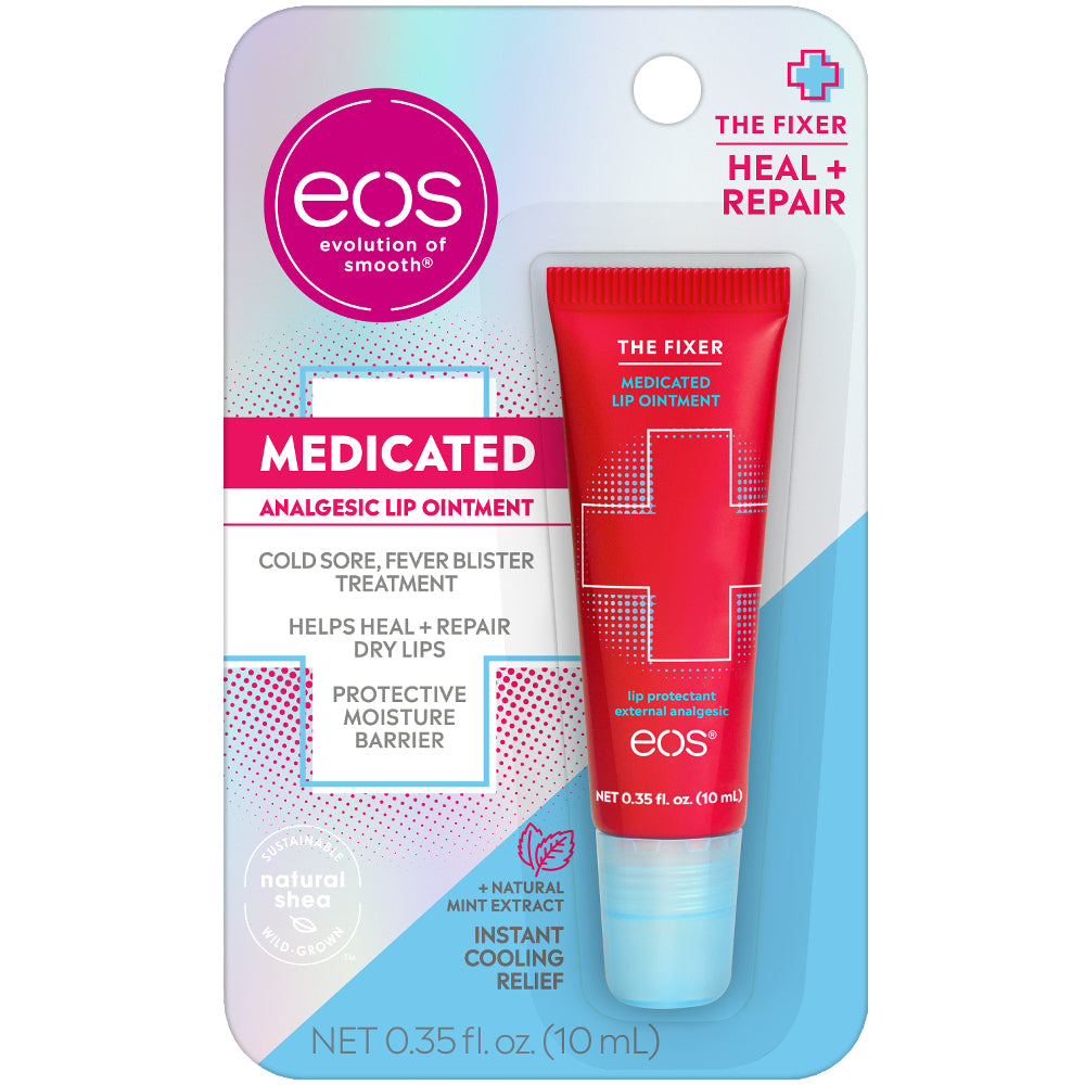 eos The Fixer Medicated Lip Balm Ointment, 0.35 oz