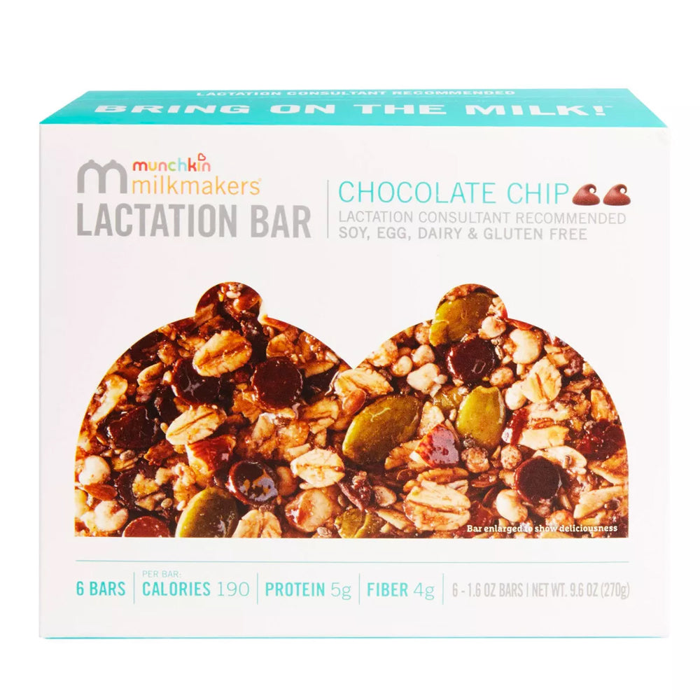 Milkmakers Gluten Free Chocolate Chip Lactation Bar, 6 ea