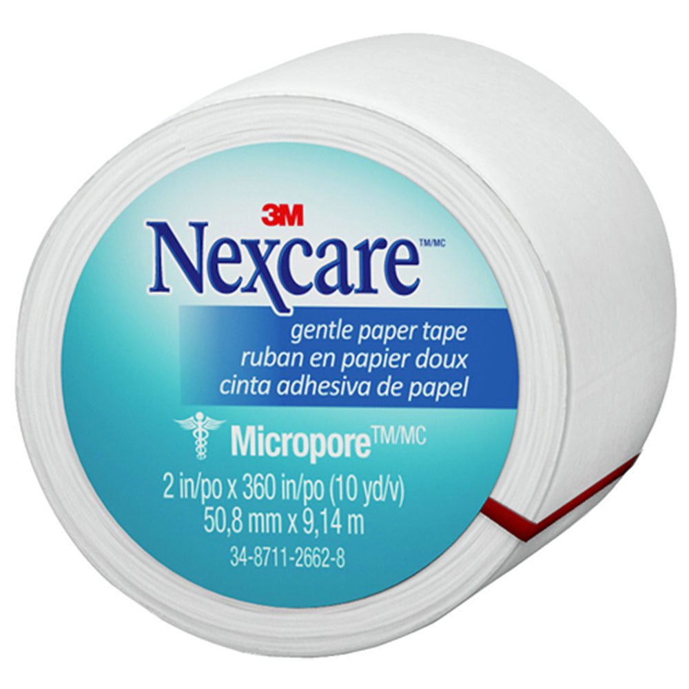 Nexcare First Aid Tape, Micropore Paper, 2 inch x 360 inch, 6 ea