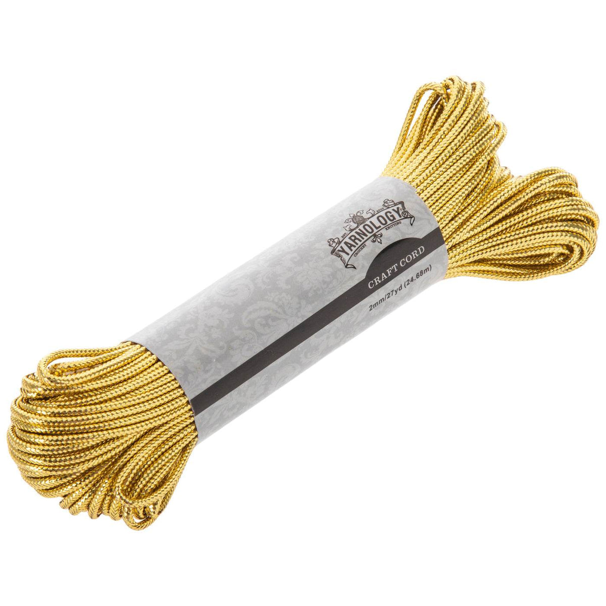 Yarnology Craft Cord, 2mm, Gold - OTC Shoppe Express