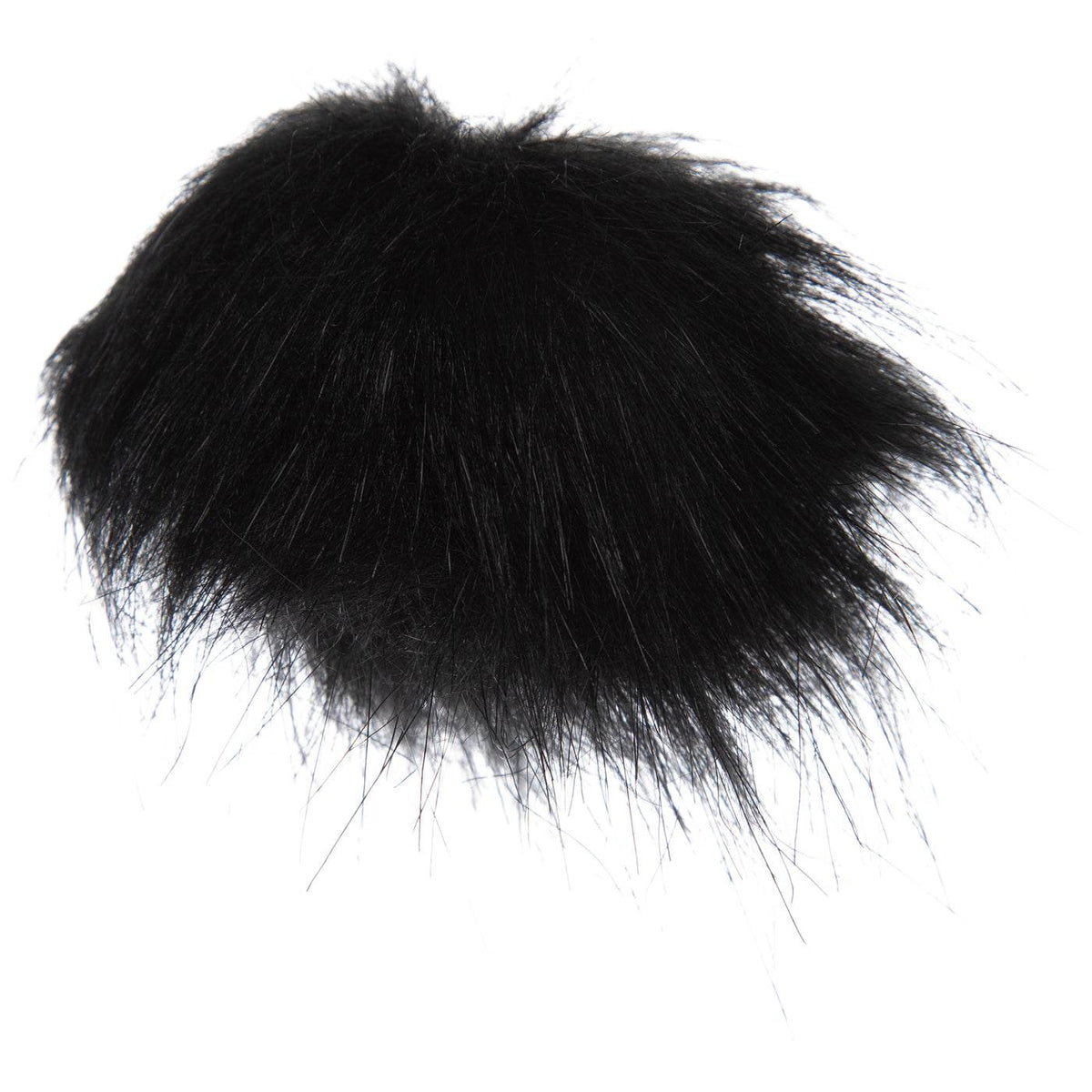Yarnology Faux Fur Pom Pom, Black - OTC Shoppe Express