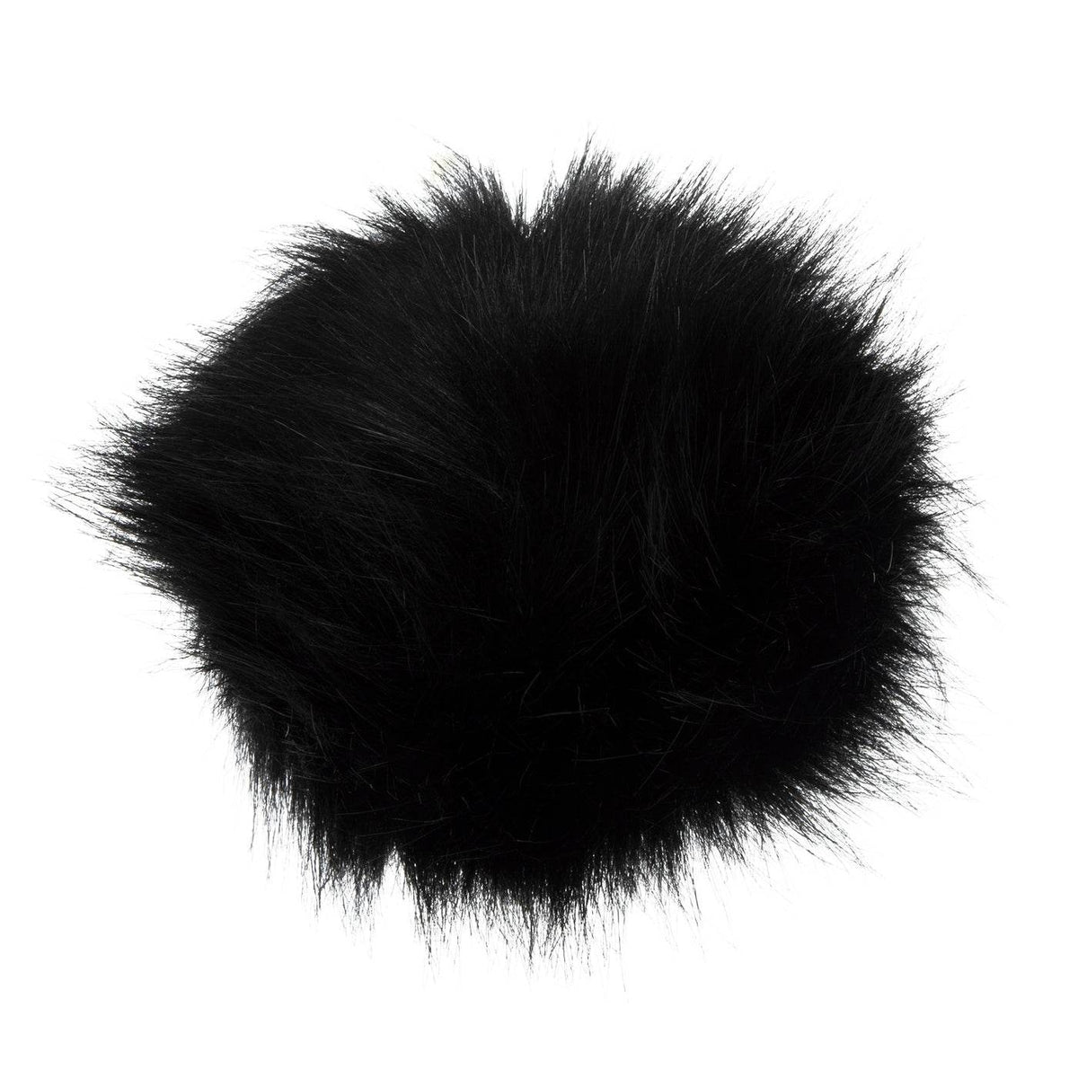 Yarnology Faux Fur Pom Pom, Black Fox - OTC Shoppe Express